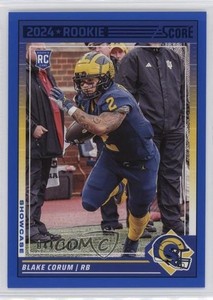 2024 Score Rookies Showcase /100 Blake Corum #389 Rookie RC