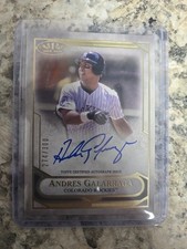 2021 Topps Tier One - Tier One Talent Autographs Andres Galarraga #T1TA-AGA /300
