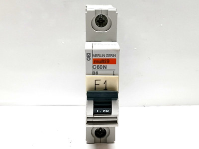 MERLIN GERIN MULTI9 C60N-B6 1-POLE CIRCUIT BREAKER 6A