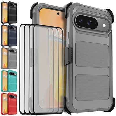 For Google Pixel 10/10 Pro/10 Pro XL/9/Pro/XL Case Cover Clip / Screen Protector