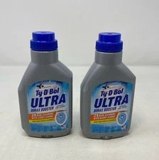 2 pack TY-D-BOL BLUE ULTRA BOOSTER IN TANK LIQUID TOILET BOWL 2X CLEANER