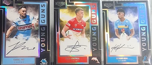 2024 NRL Elite Young Guns Signature Set #YGS01 TO #YGS17 /150 - Picture 3 of 12