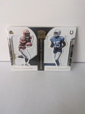 2015 Panini Crown Royale-Dual Silhouettes Duke Johnson, Phillip Dorsett #'d / 25