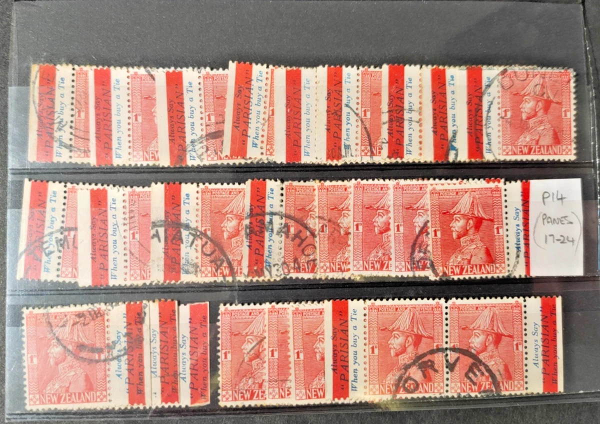 红色新西兰邮票| eBay