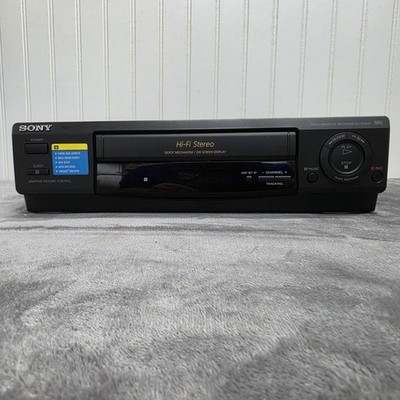 Sony SLV-678HF VCR 4-Head Hi-Fi Stereo VHS Player TESTED & WORKING No Remote