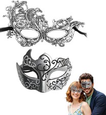 Masquerade Mask for Men Women, Venetian Ball Masks for Couples, Halloween Costum