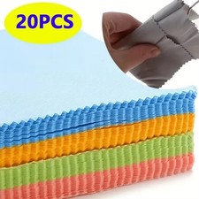 20 Pack Glasses Microfibre Cloth Streak-Free Cleaning Cloths for Eyeglasses Lens