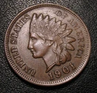1901 INDIAN HEAD CENT PENNY FULL LIBERTY HIGH GRADE COIN