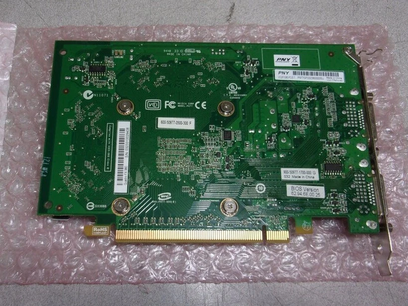 PNY Quadro FX 380 VCQFX380-PCIE-T PCIe x16 DDR3 NVIDIA Video Card 256MB 2*DVI - Image 3 of 4