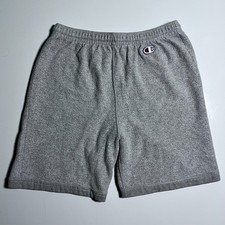 Champion Vintage Made in USA Shorts Medium Heather Gray Fleece Sweatshorts 90s