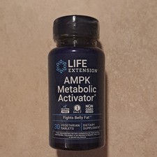Life Extension AMPK Metabolic Activator 30 Tablets Non-GMO Gluten-Free Exp 12/27