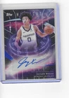 2025-26 Topps Midnight #SM-JWE  Stroke Of Midnight Autograph  JAYLEN WELLS