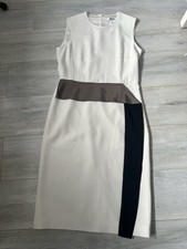 Max Mara Classic White Dress Size USA 10 Made In Italy