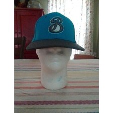 Pacific Headwear Blue Baseball Cap with B - Fitted Back - 904M - Youth
