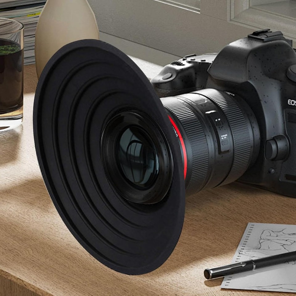 Silikon Objektiv Abdeckung 70-90mm - Faltbare Gegenlichtblende Für Kamera