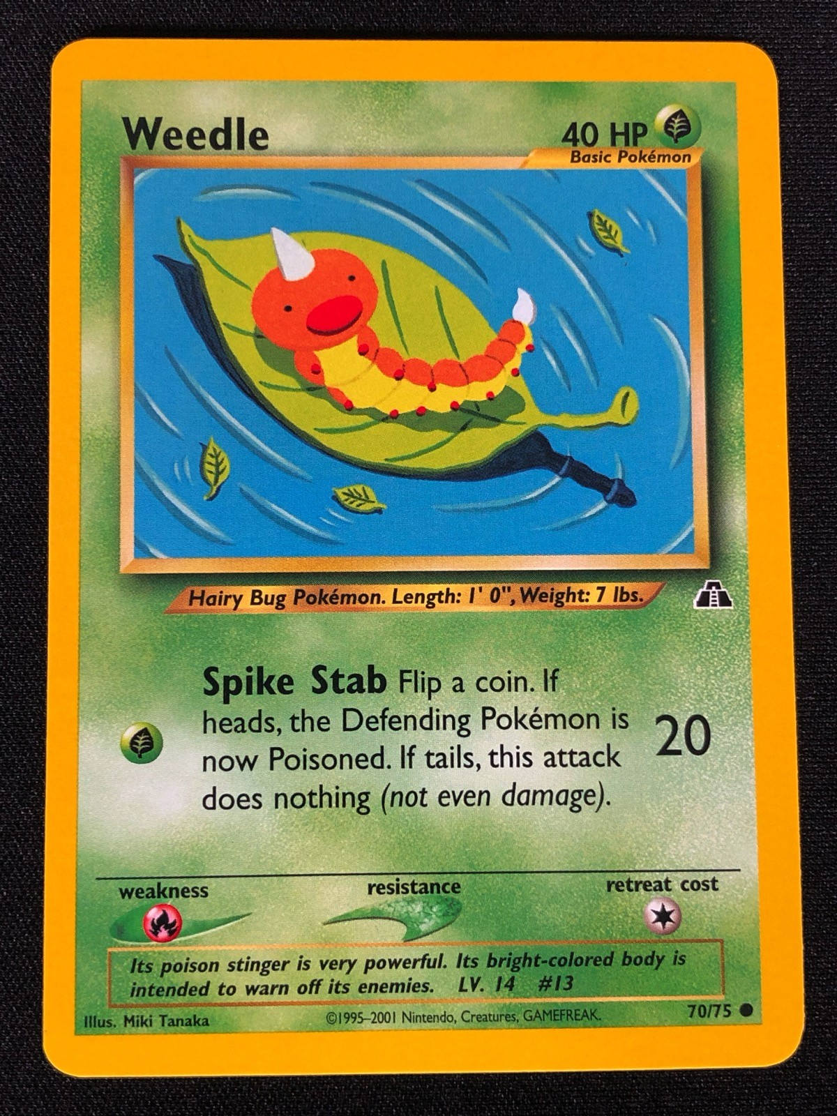 Pokemon Weedle 70/75 Common (NM)