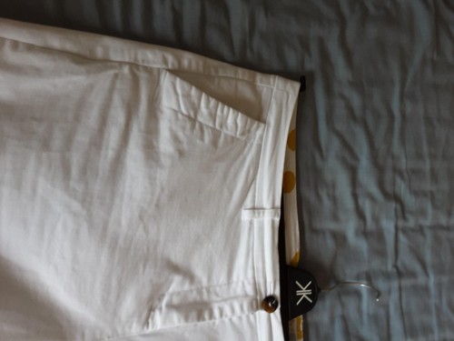 Boden chino trousers size 16R off white button pockets straight leg - Picture 9 of 10