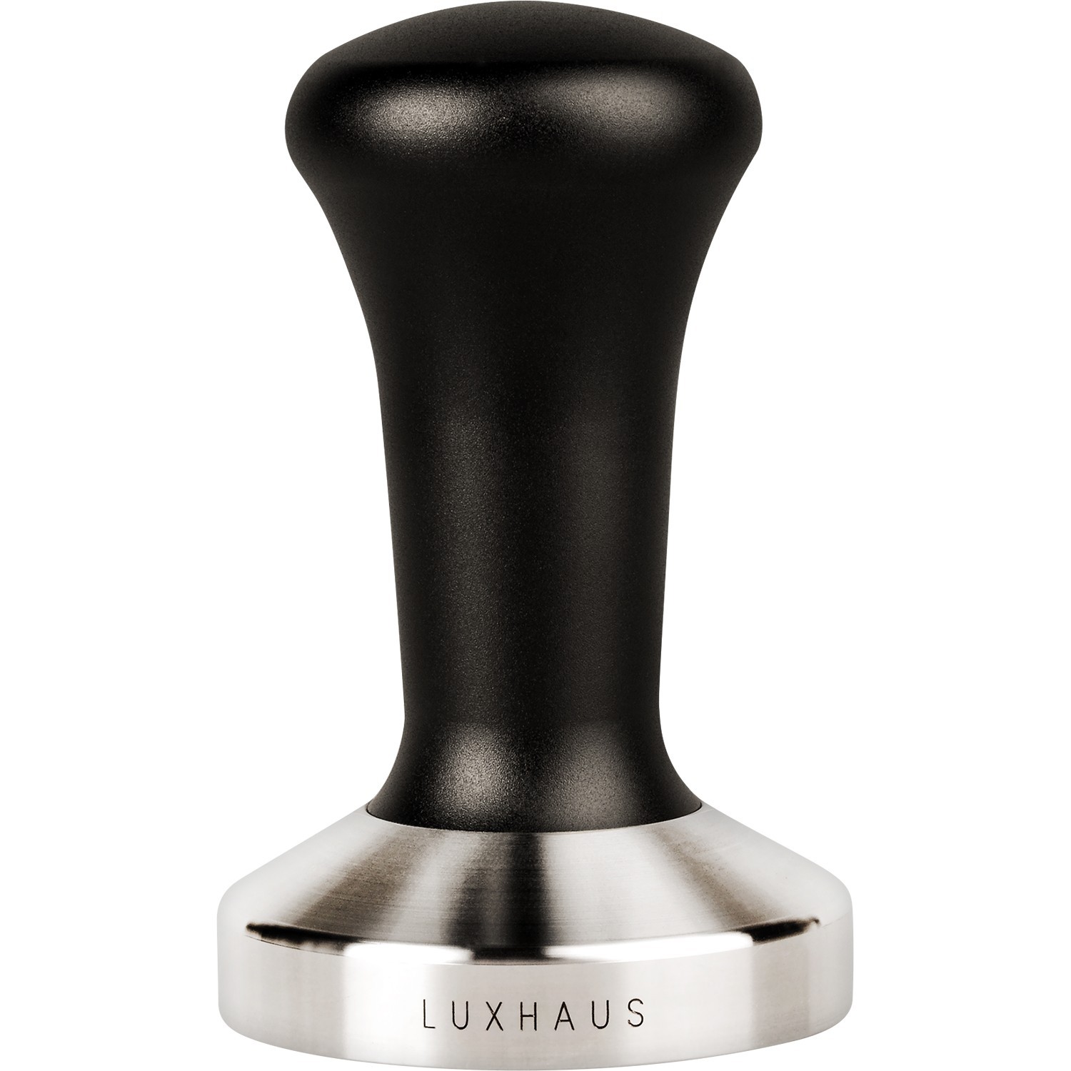 LuxHaus 58mm Espresso Tamper - 100% Flat Stainless Steel Base - Barista Tamper