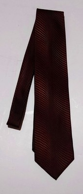 NEW Zilli Red & Black Woven Silk Tie FRANCE   60 x 4