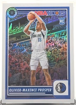 2023-24 NBA Hoops Premium Stock White Prizm Rookie Olivier-Maxence Prosper /75