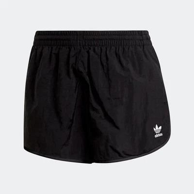 Adidas Originals Adicolor Short Femme 3 Bandes Noir Blanc GN2885 Taille 12 UK - Photo 1/4