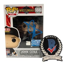 JOHN CENA SIGNED AUTOGRAPH WWE FUNKO POP 59 BECKETT BAS THE LAST TIME IS NOW