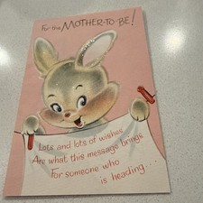 Vintage Norcross Card For Mother To Be UNUSED