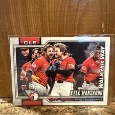 Topps 2026 Series 1 Celebration Kyle Manzardo #309 Walk this Way Guardians SSP