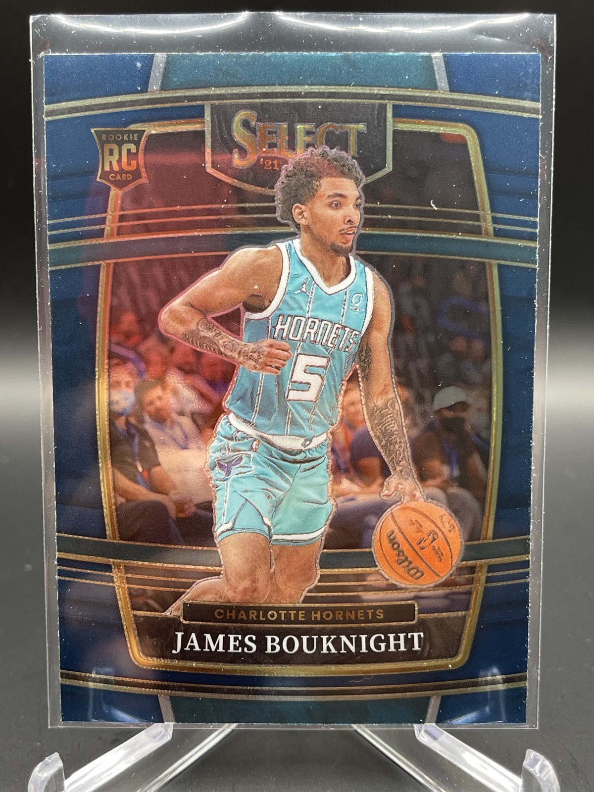 2021-22 Panini Select - Concourse James Bouknight #37 Blue Prizm (RC)