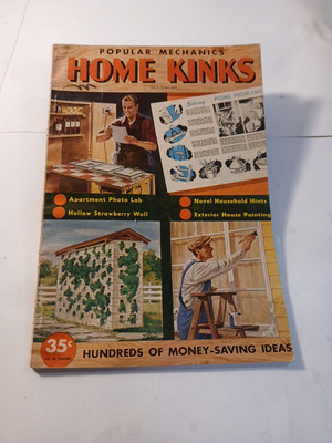 Popular Mechanics 1951 Home Kinks - Money Saving Ideas 