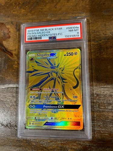 Solgaleo-GX graded PSA 8 for sale on eBay