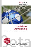 Lambert M. Surhone (U. A.) | Panhellenic Championship | Taschenbuch | Englisch