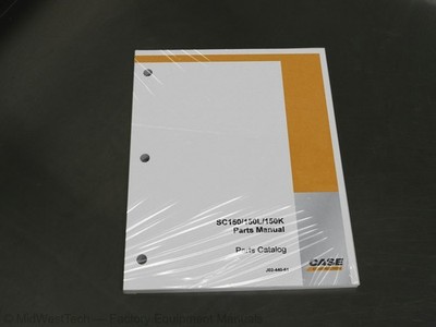 Case SC150, SC150L, SC150K Poclain Crawler Excavator Parts Catalog Manual Book