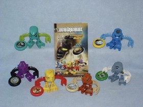 2001 McDonalds Lego Bionicle TOHUNGA - Promotional Toa Matoran Set + Rahi Comic