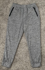 Public Record Jogger Pants Men's Large Gray Regular Fit Performance Activewear