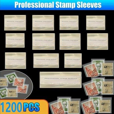 100 Pcs/Bag OPP Stamp Bags: 12 Models to Keep Your 1200 Stamps Neat & Protected