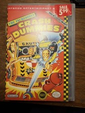 Vintage The Incredible Crash Dummies Nintendo NES Video Game Rare!