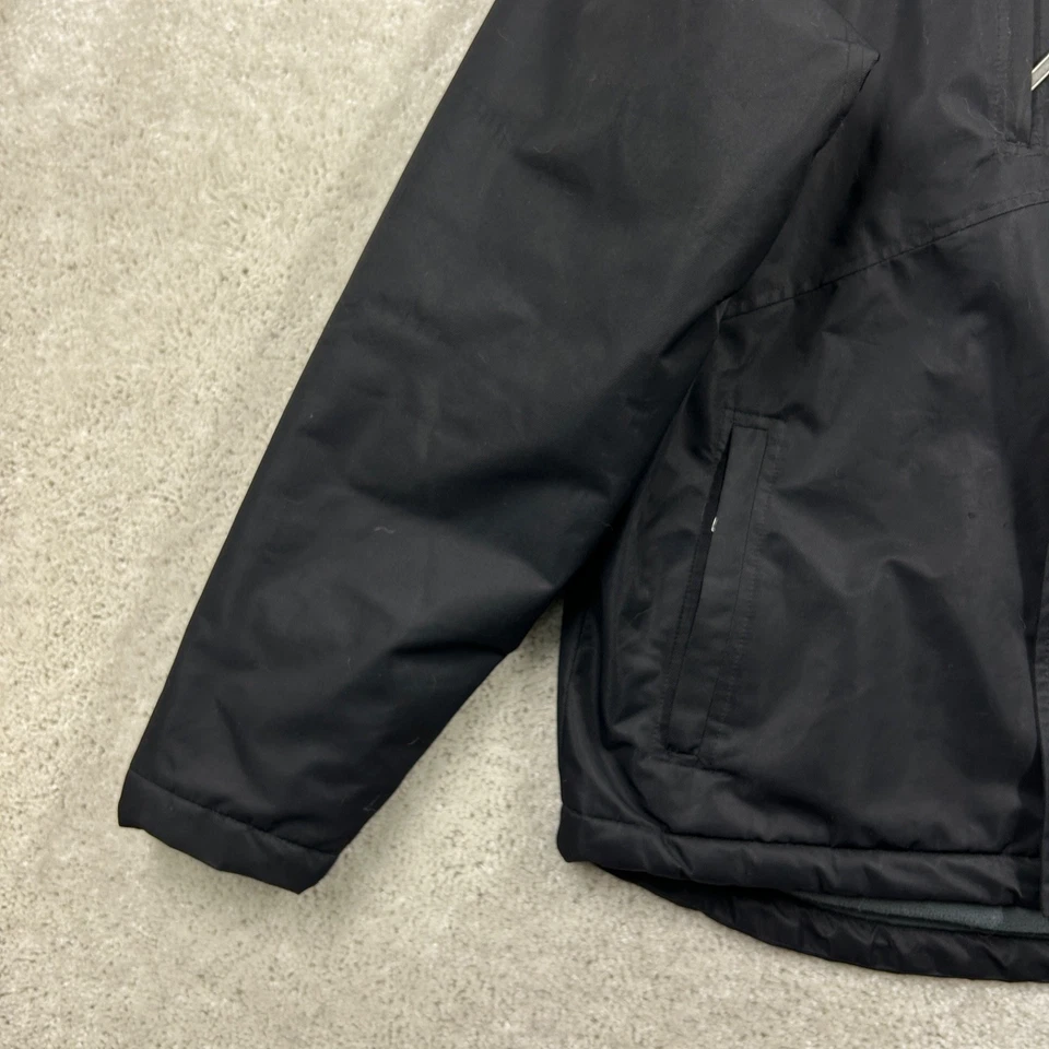 Sunbelt Rentals Coat Mens Size Small Black Fleece Lined Full Zip Nylon Workwear - Image 2 of 4