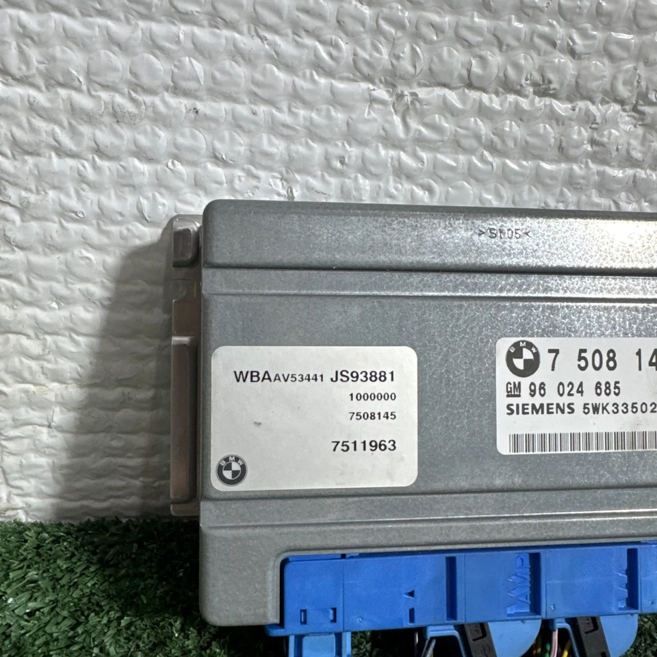 01 MÓDULO CONTROL TRANSMISIÓN BMW 530I CHASIS ECM 7508145 7512087 PK0090 Foto 3 de 4