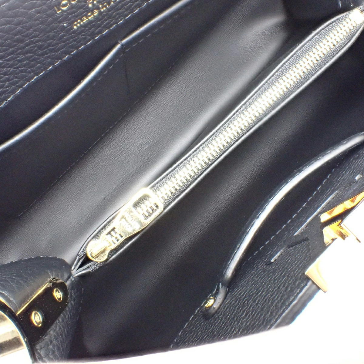 Louis Vuitton M25386 Capucines MM Handbag 2WAY Shoulder Monogram Flower Chain Ta image 5