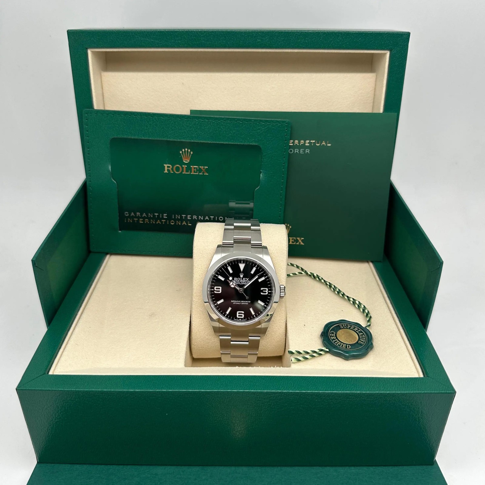 New Rolex Explorer 40mm Steel Black Dial Automatic Men Watch 224270 2026 B&P