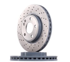 2x FEBI BILSTEIN Disque de frein Avant convient pour MERCEDES-BENZ GLA (X156)