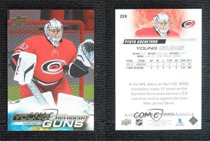 2022 Upper Deck Series 1 Young Guns Silver Foil Pyotr Kochetkov #224 Rookie RC
