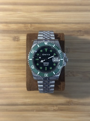 ONYX Mariana NH35 40mm Green Dial Dive Watch