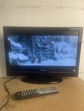 Hitachi L19DP04U TV 19” Inch Television DVD Combi Player Remote HDMI Gaming Shed