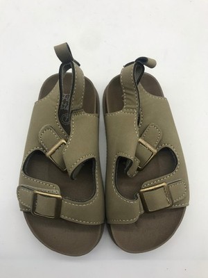 First Steps Open-Toe Girls Sandals Green Size 7
