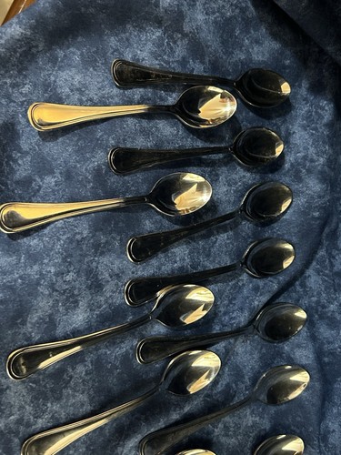RARE Cambridge GRANDE Demitasse Spoons-Set of 12-Coffee Spoons - Picture 7 of 9