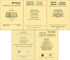 1950-1969 Dodge M37 Military Truck 5 Book Set Of Shop Manuals And Parts Catalog 1950-1969 Dodge M37 Military Truck 5 Book Set Of Shop Manuals And Parts Catalog
