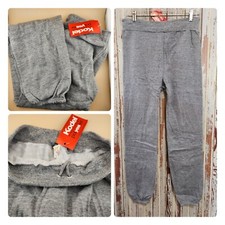Vintage Grey Sweatpants Knit Drawstring SZ Small Sportswear Fleece NWT NOS