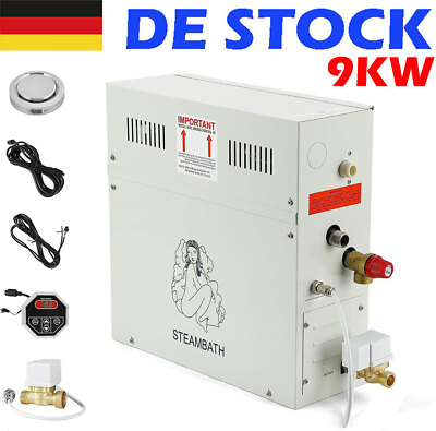 9KW Dampfgenerator Innerhalb von 9m³ Gewerbe/Haushalt für Sauna 35-55  Automatik